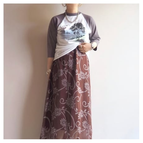 "Gribble & Co" raglan print  L/S shirts