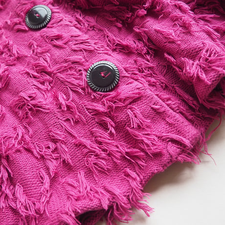 "Willow" fringe knit jacket