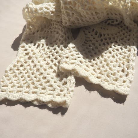 90s acrylic crochet cardigan