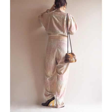made in USA textured jumpsuits