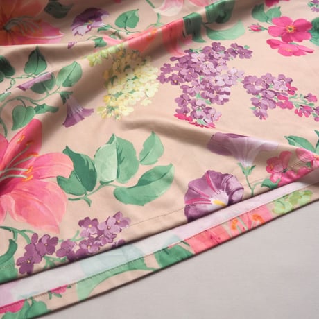 70s〜 floral house maxi dress