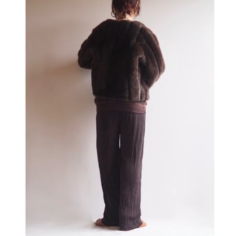 "duffel outdoor" cropped faux fur jacket