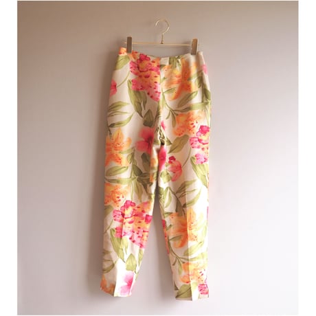 ”DANA BUCHMAN" floral silk pants