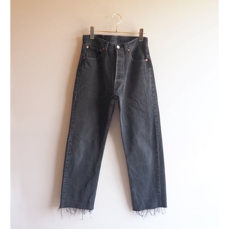 90s made in USA Levi's 501 cut off denim pants