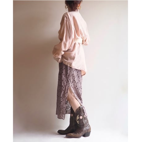 "drop stuttgort" lace midi skirt