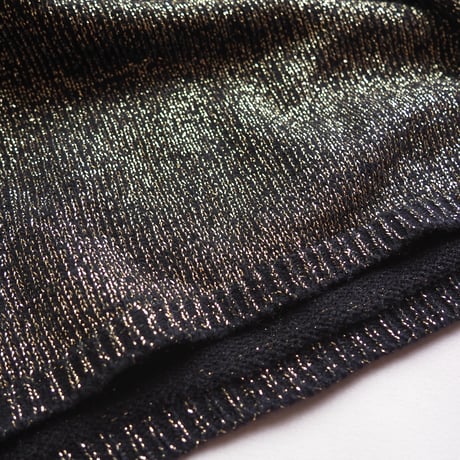 vintage cropped metallic sweater
