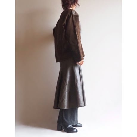 vintage leather switching tops