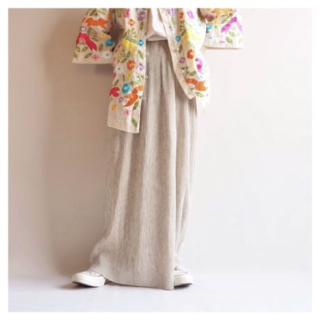 made in Denmark micro pleated maxi skirt