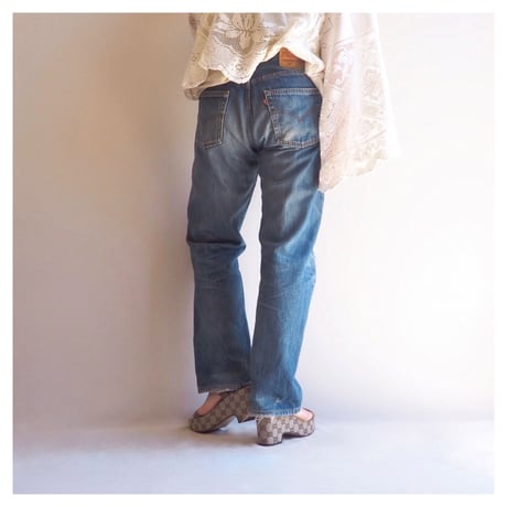 90s made in USA Levi's 501 damage denim pants