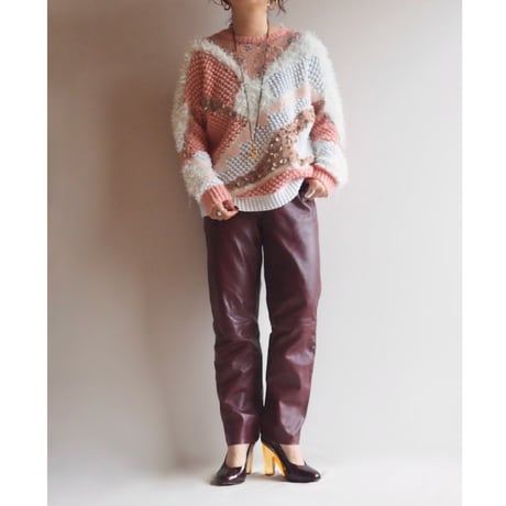 80〜90s switching design sweater