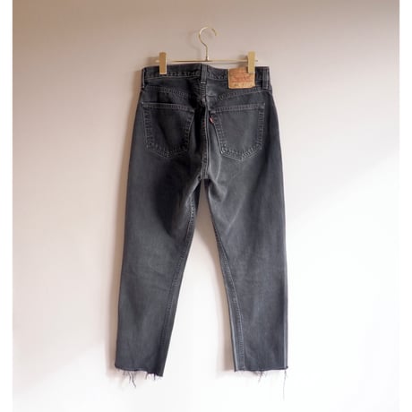 90s made in USA Levi's 501 cut off denim pants