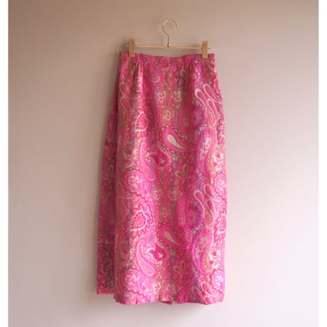 60〜70s "Patty Woodard california" tapestry maxi skirt