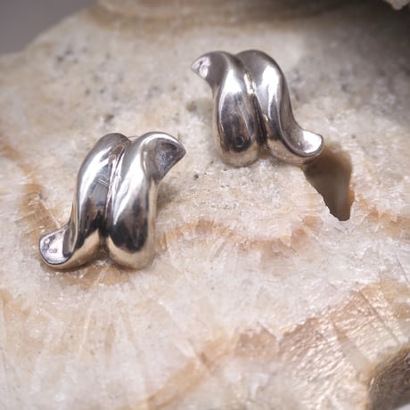 vintage silver925 abstract earrings