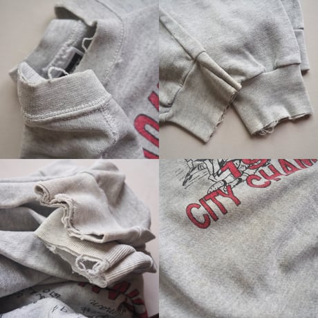 90s "TULTEX"  fade print sweatshirt