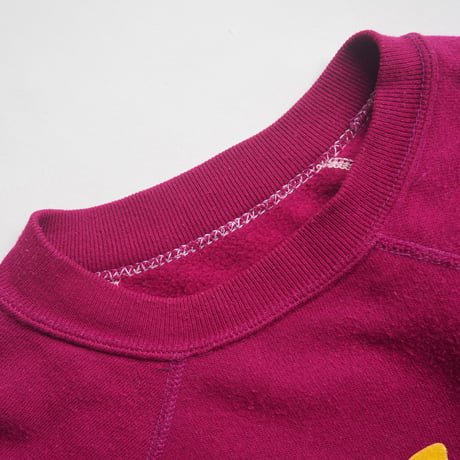 80s〜 flocky print sweatshirt