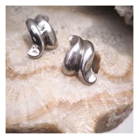 vintage silver925 abstract earrings