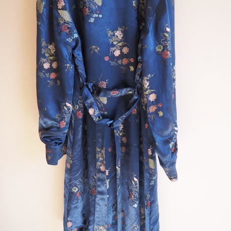 70s chinese brocade robe