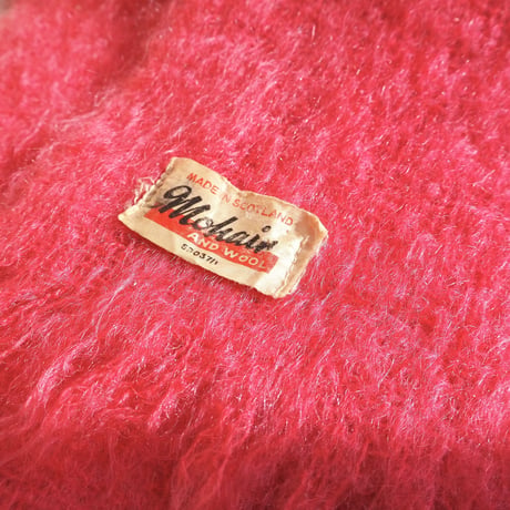 vintage scottish mohair muffler