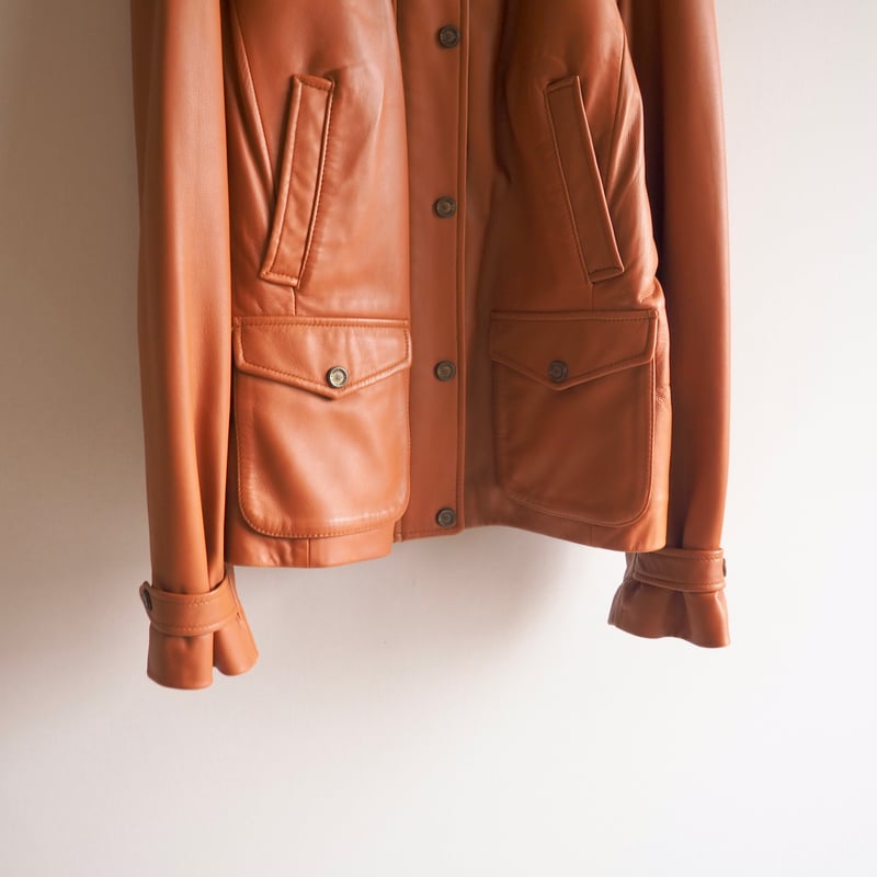 ジャケット・アウター Eddie Bauer Lamb Leather Jacket Size:XS Eddie Bauer