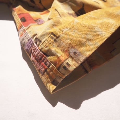 "CHICO's DESIGN" landscape corduroy jacket