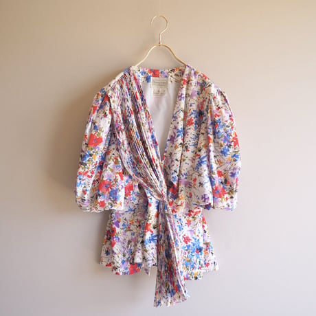 "Bern Shaw" floral cache coeur design blouse