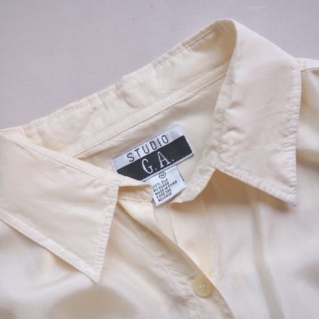 "studio G.A." oversized silk blouse