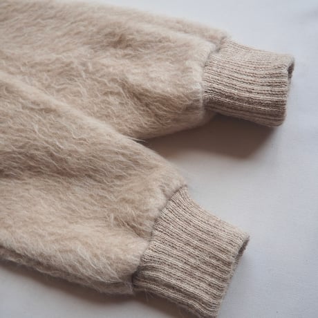 "Val d'Arizes" wool × alpaca knit jacket