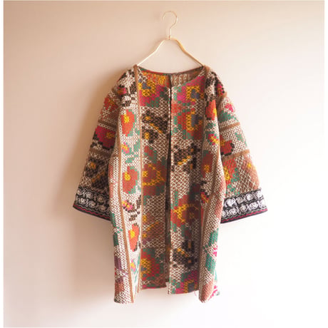 vintage suzani embroidered robe