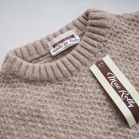 "Mac Rolly" deadstock mohair blend sweater