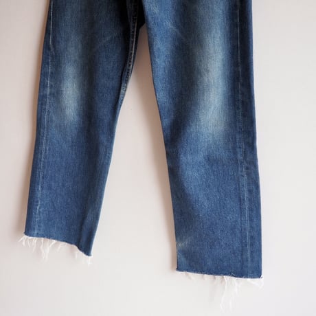 90s made in USA Levi's 501 cut off denim pants