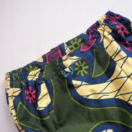 vintage african batik mermaid maxi skirt