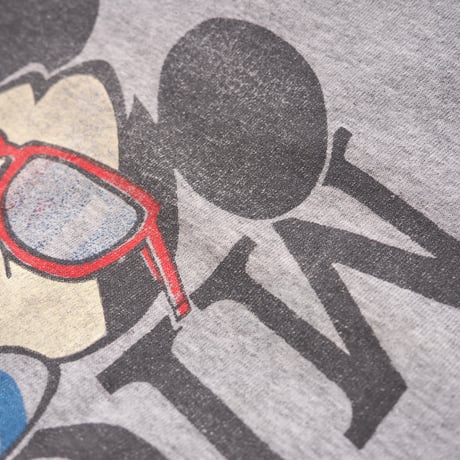 90s〜 oversized fade mickey t-shirts