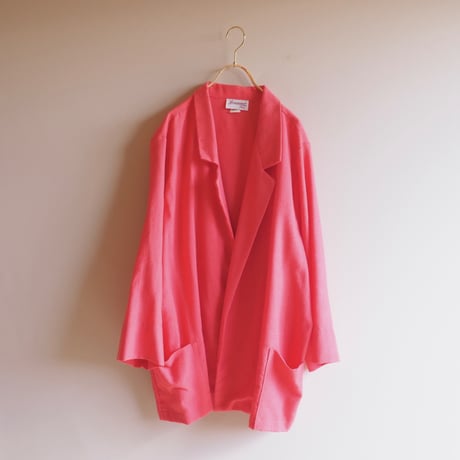 "Joanna" vivid pink tailored jacket