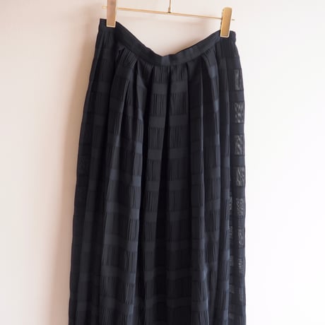 "GEORGE SIMONTON" sheer textured maxi skirt