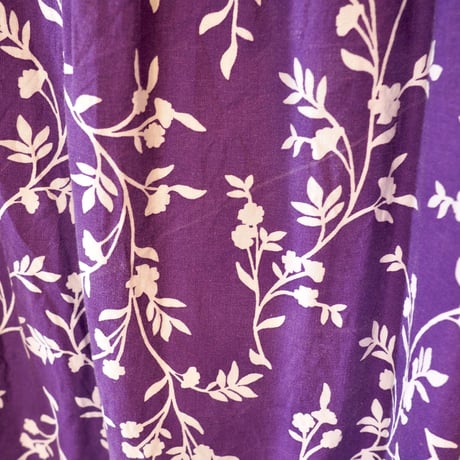 70s floral muumuu maxi dress