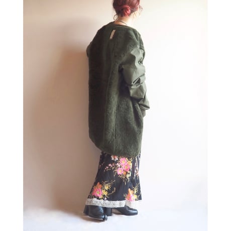 90's Dutch Army boa liner jacket