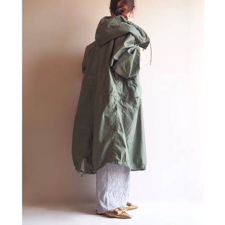 80s U.S army snow camo parka (over dyed/OV)
