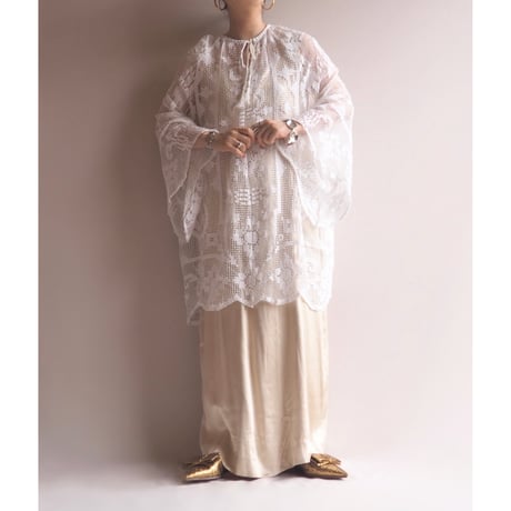 original remake filet lace tunic dress (A)