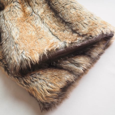 "ANNE DE LANCAY" faux fur vest