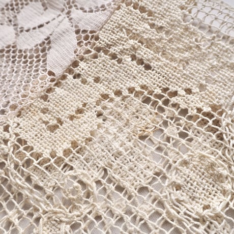 original remake lace patchwork maxi skirt 【A】