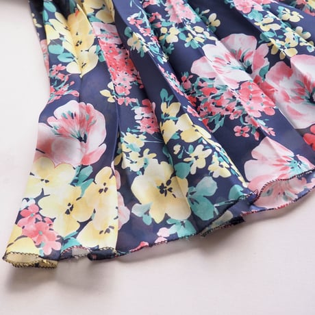 70s floral ruffle maxi dress