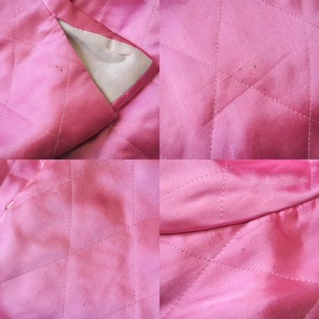 50〜60s chinese embroidered quilt jacket (pink)