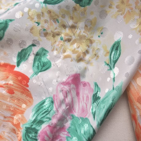 "David Brown" puff sleeve floral maxi dress