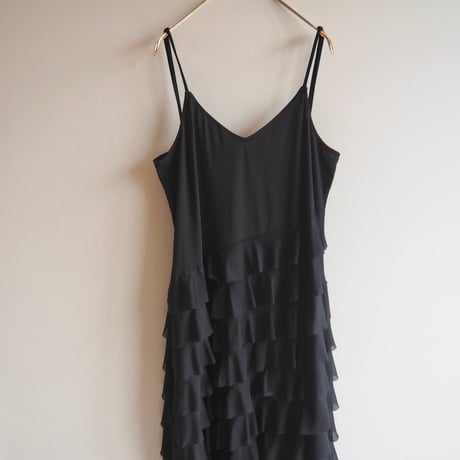 "ISLE by Melin Kogan" tiered ruffle camisole maxi dress