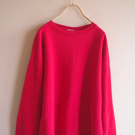 90s "Tultex" vivid pink plain sweat