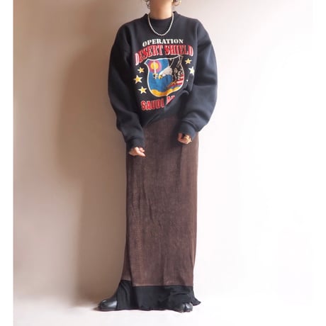 70〜80s "ARTEX" print sweat