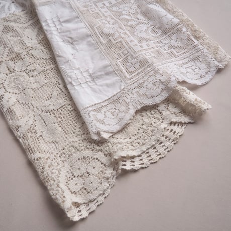 original remake patchwork lace pants