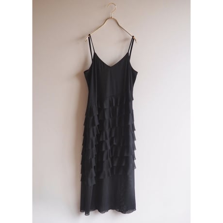 "ISLE by Melin Kogan" tiered ruffle camisole maxi dress