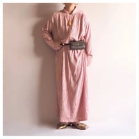 "LA SANA" floral textured house maxi dress