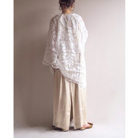 original remake filet lace tunic dress (A)